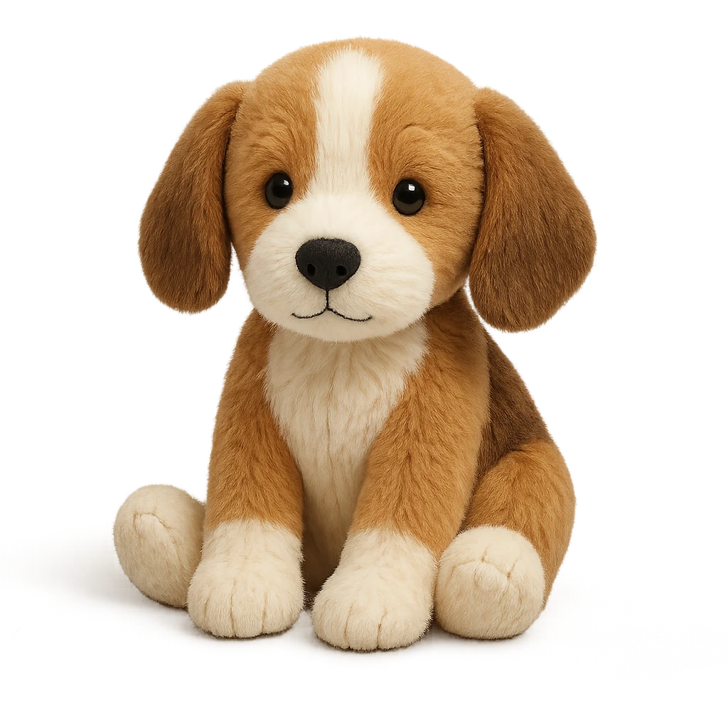 cute beagle puppy jellycat plushie emoji