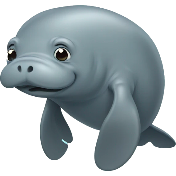 manatee at school emoji