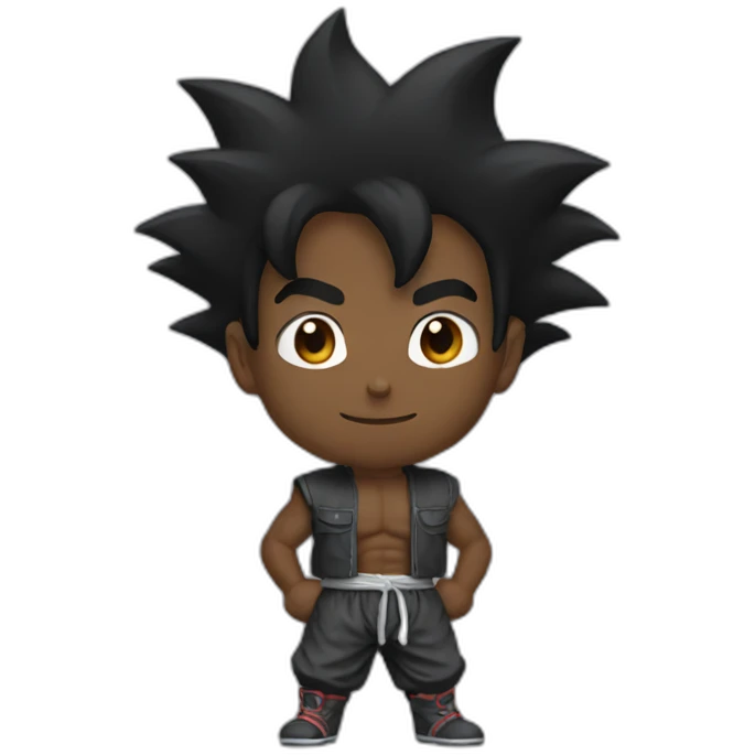 Black Goku emoji