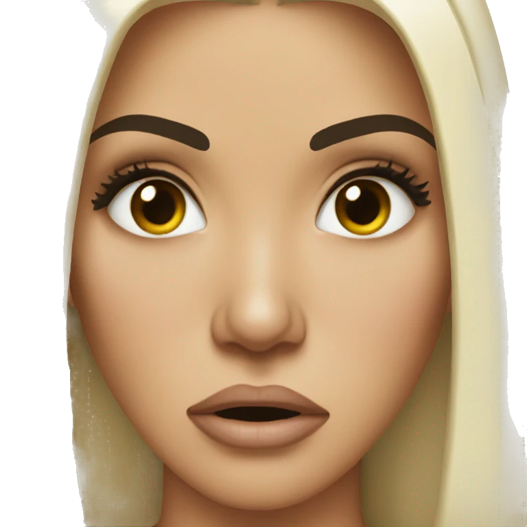 Kim k ugly crying face  emoji