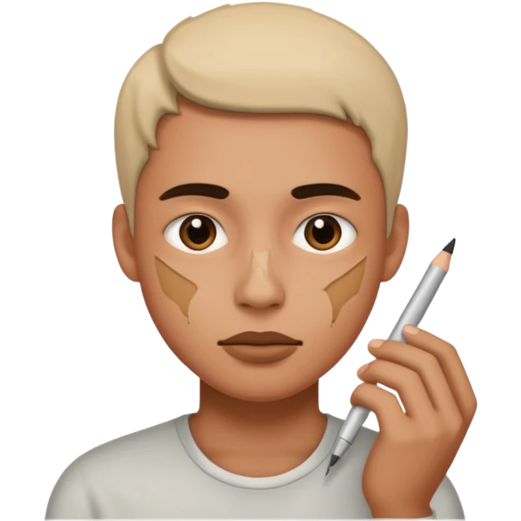 A papet scrimping AI AI emoji