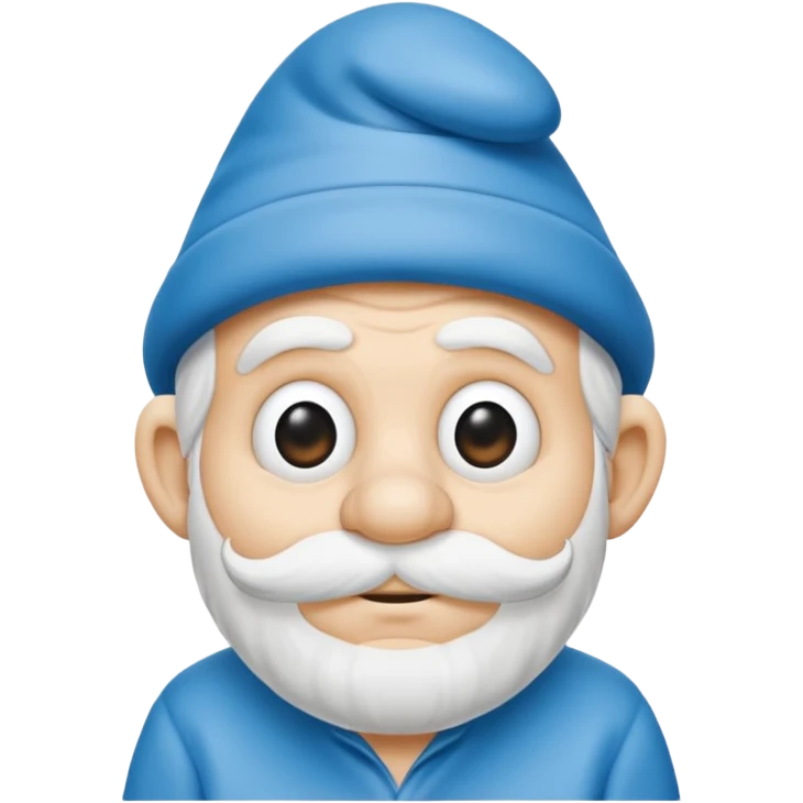 grandfather smurf  emoji