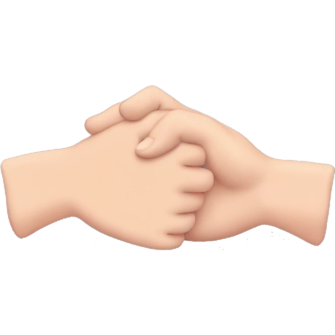 Pinky promise hands holing each others pinky’s emoji