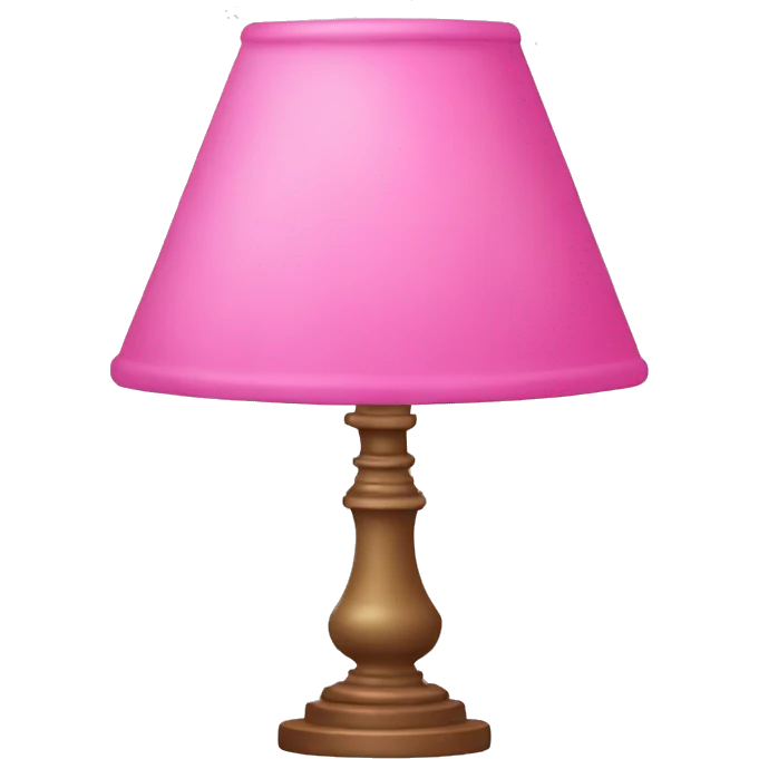 pink lamp emoji
