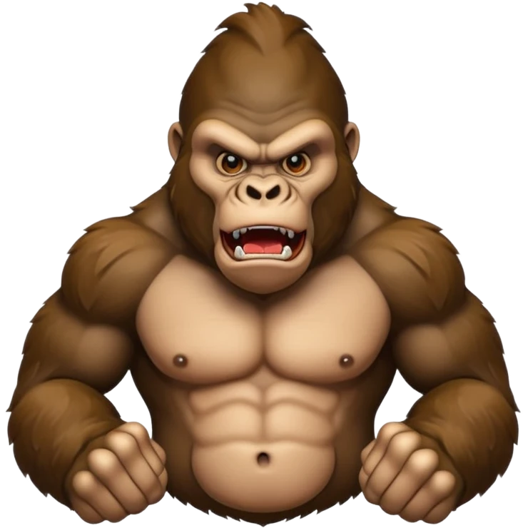 angry gorilla emoji