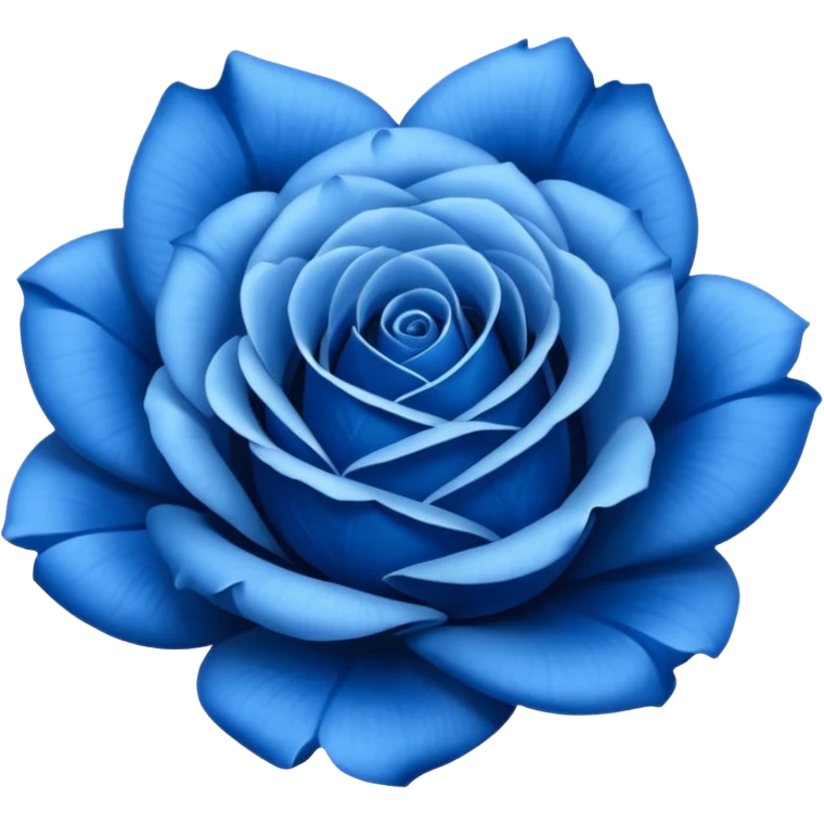 Blue roses emoji