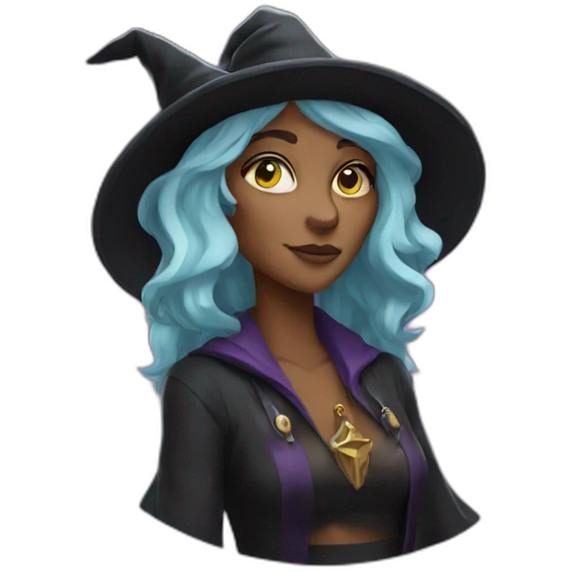 Cool witch emoji