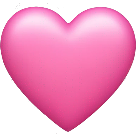 Pink heart emoji