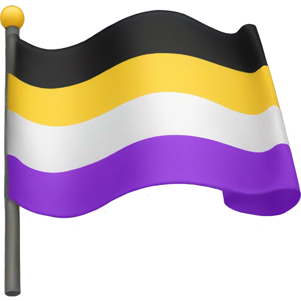 non-binary flag emoji