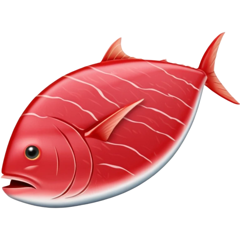 Please make me a piece of tuna sashimi emoji