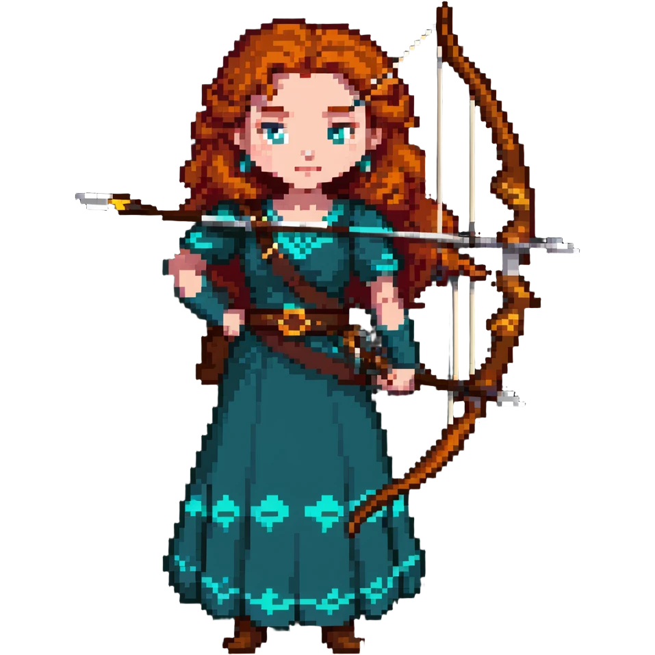 Merida from Brave, Disney emoji