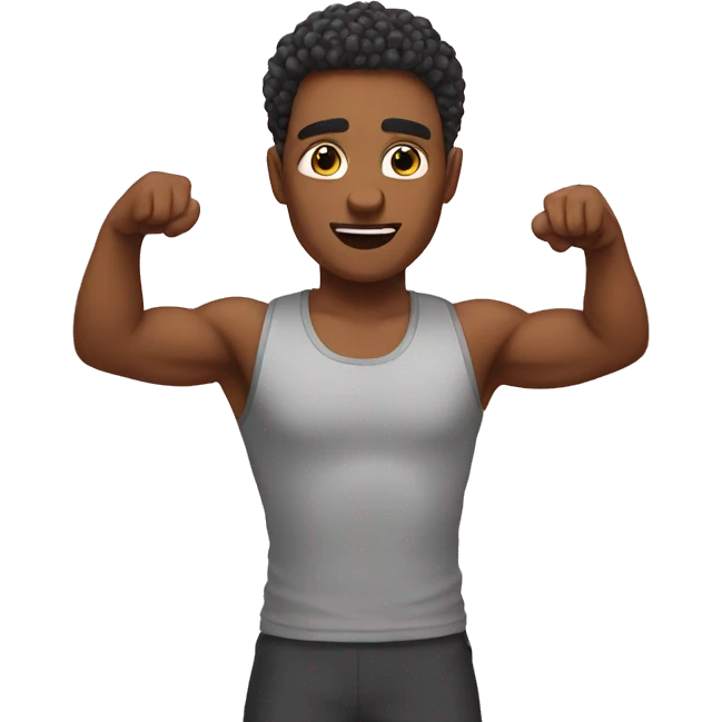 Do you want to go with a sweat? Gesture emoji
