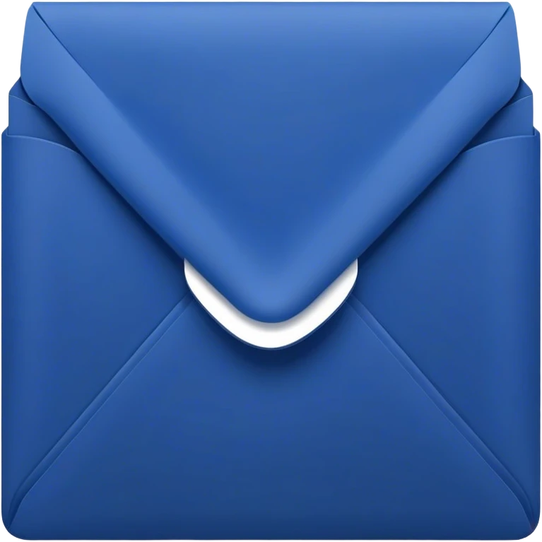 dark blue 
envelope emoji
