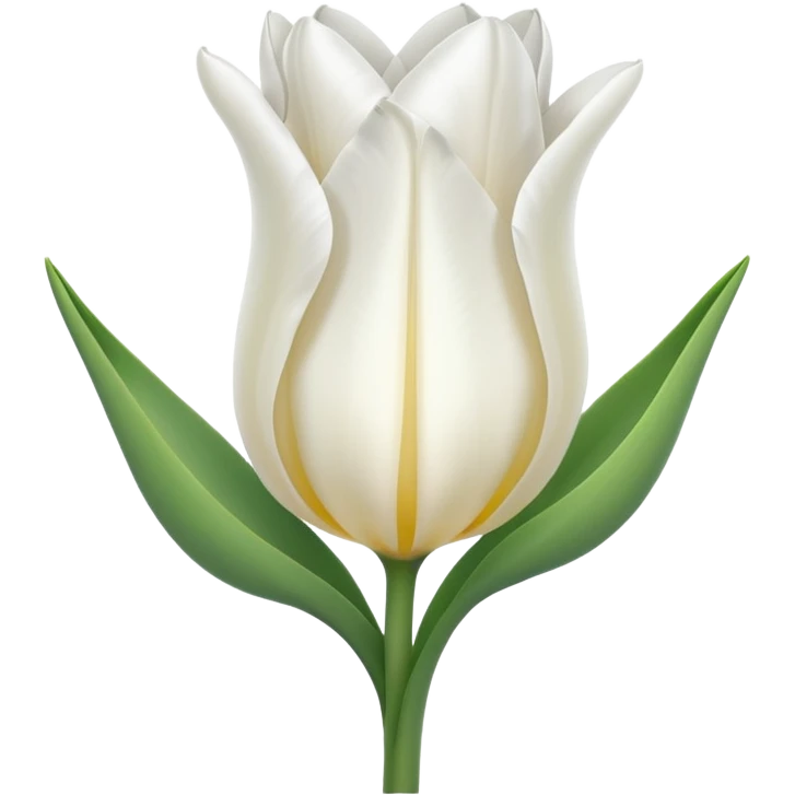 White tulip emoji