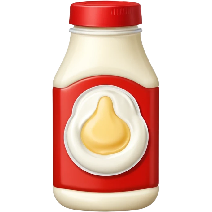bustina monoporzione di maionese e ketchup emoji