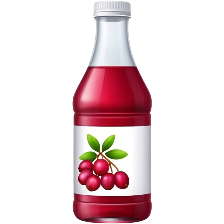 Bottle cranberry juice emoji