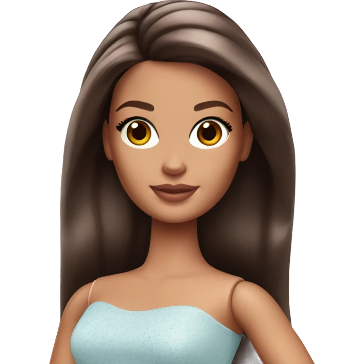 Brunette Barbie emoji