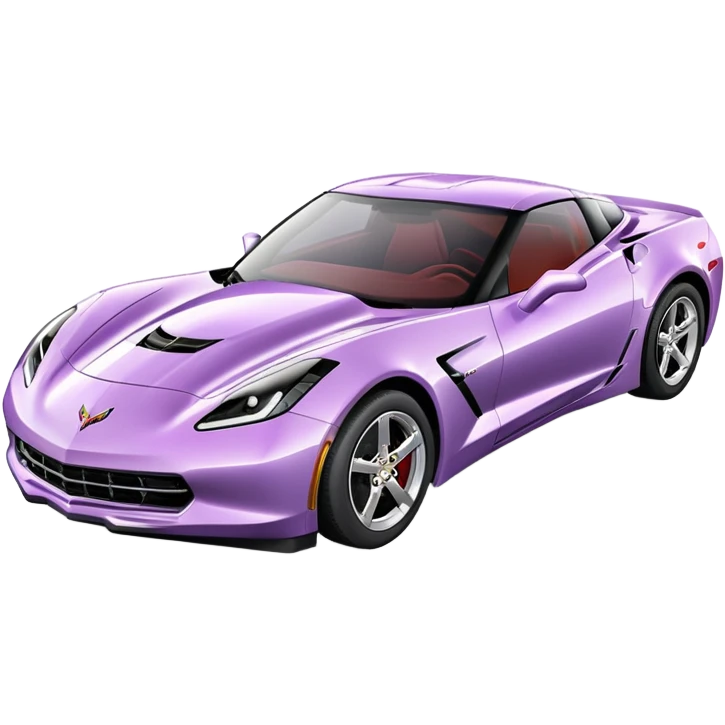 Pale Purple corvette  emoji