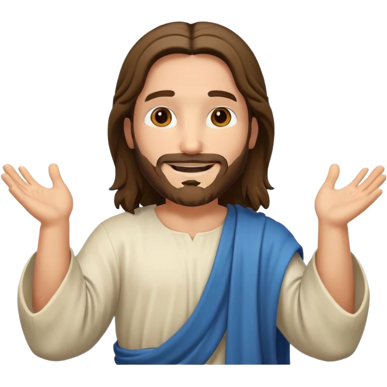Jesus saludado emoji
