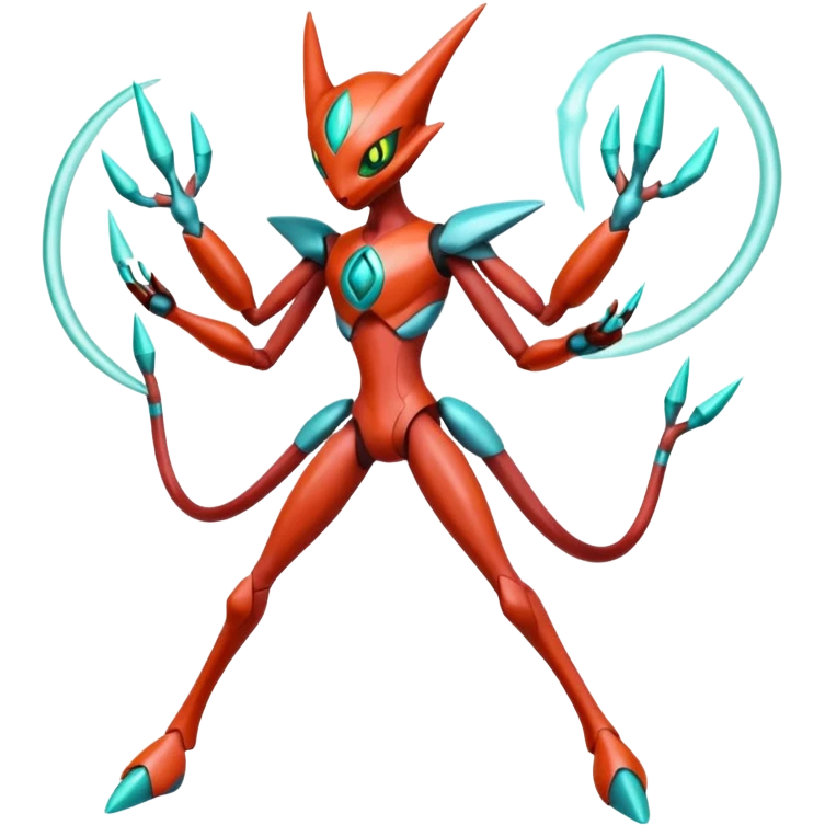 Inteleon-Scizor-Deoxys-Bisharp-Pokémon-Fusion, full body emoji