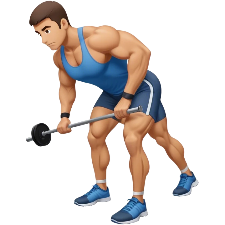 heavy bent-over row exercise emoji