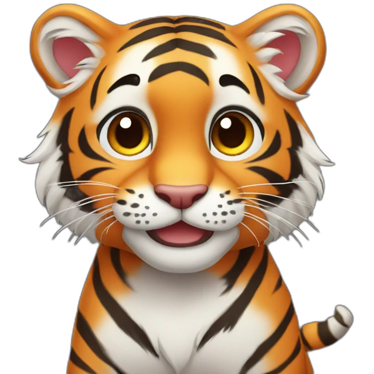cute little tiger emoji