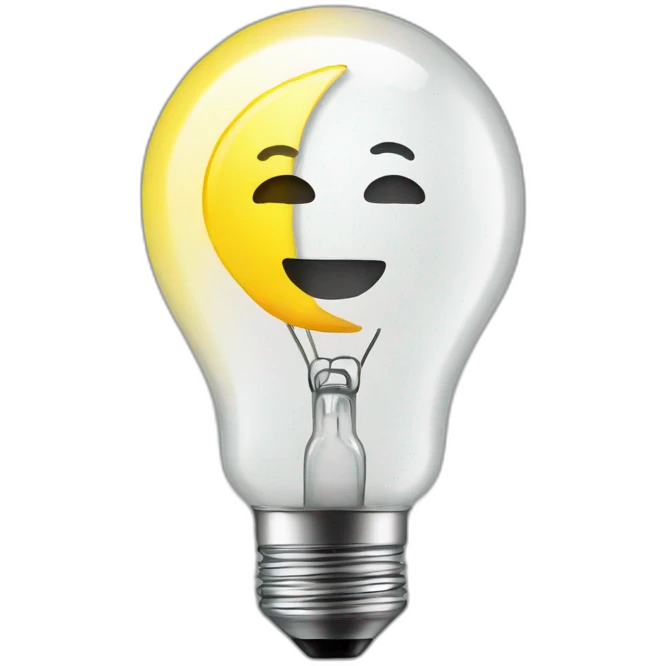 bulb with euro inside emoji
