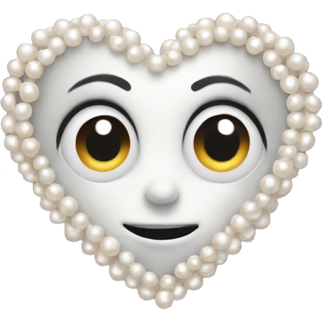 pearl heart emoji