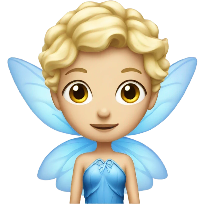 Blonde blue fairy  emoji
