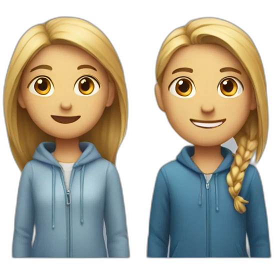 Guy and girl back to back  emoji