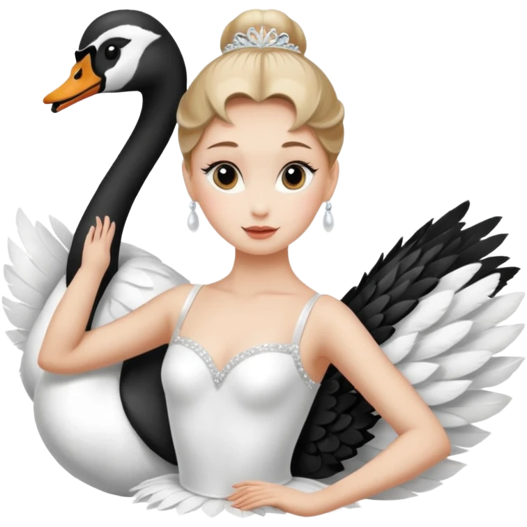 Ballerina Swan emoji