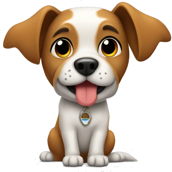Dog flyinga plane emoji