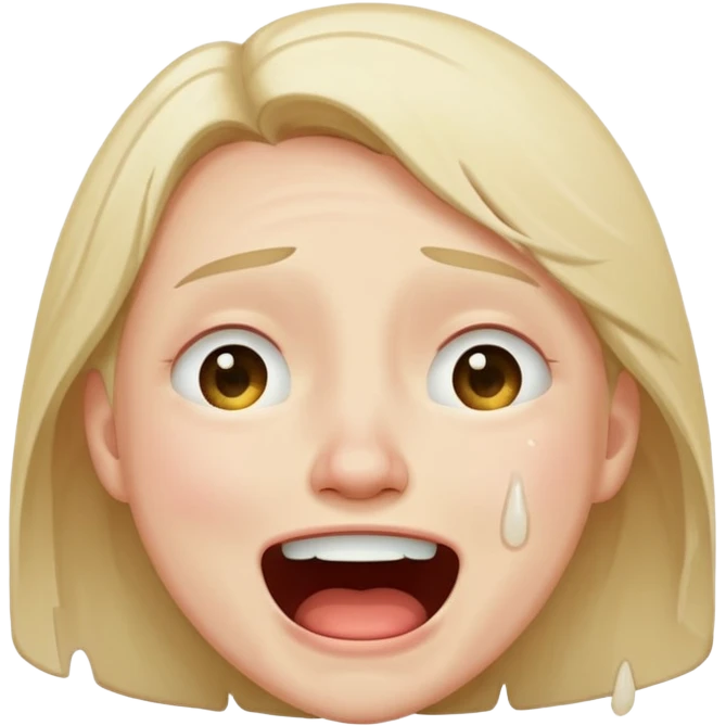 Laugh-crying but make it an existential crisis emoji