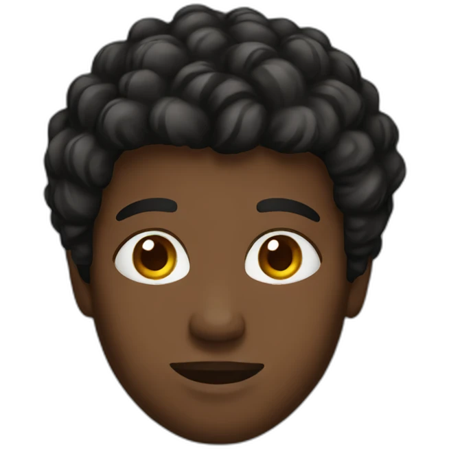 Black person emoji