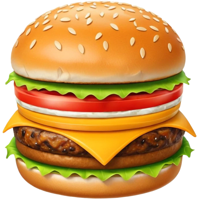 Mango burger emoji
