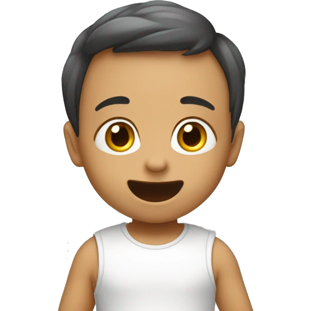Ein Baby beim Laufen emoji