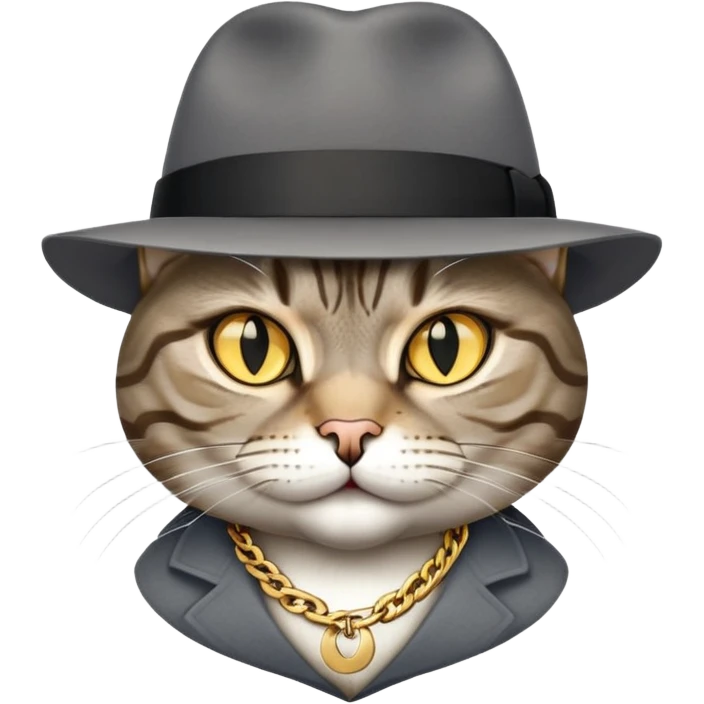 Gangster cat  emoji