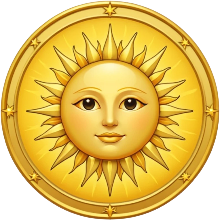 "the sun" tarot card emoji