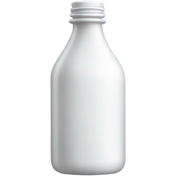Plastic White bottle emoji