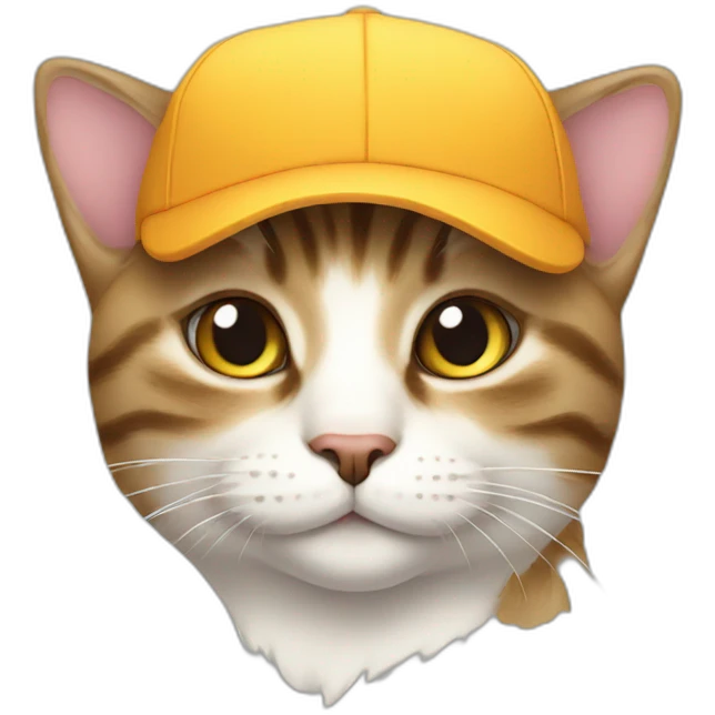 CAT WITH A CAP emoji