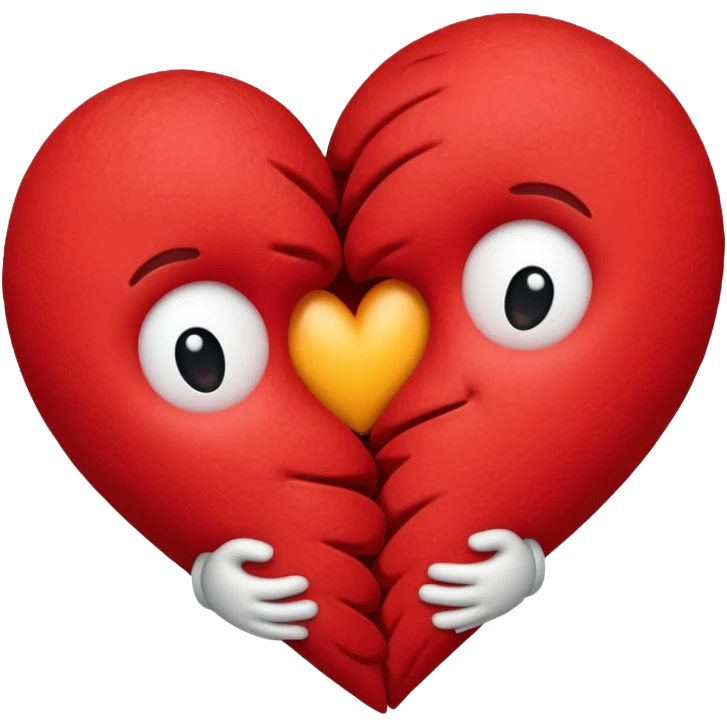 heart hug emoji