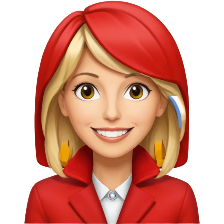 Pirate avec la tete de brigite macron emoji