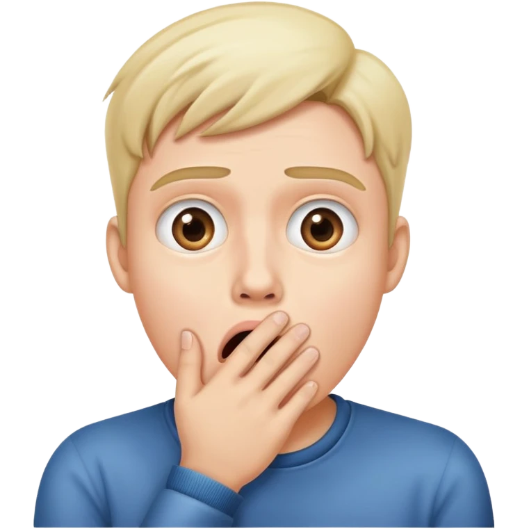 shocked with hand over mouth emoji