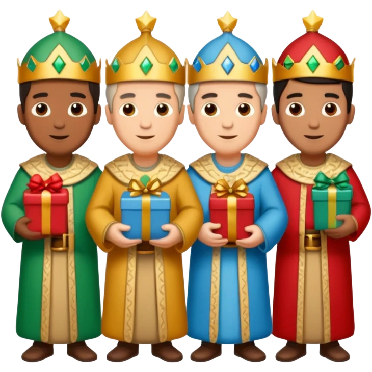 The-three-wise-man emoji