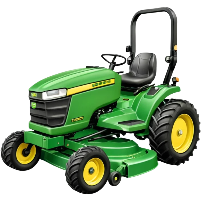 pencil drawing of a john. deer mower emoji