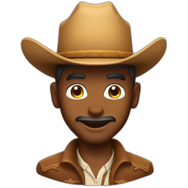 winking cowboy emoji