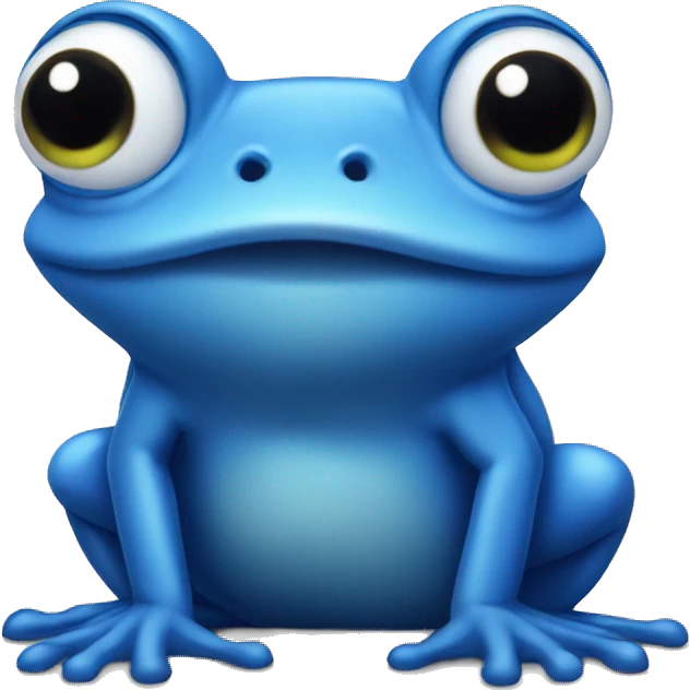BLUE FROG emoji