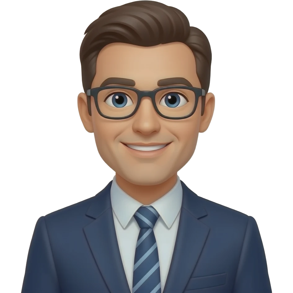 자영업자 살짝 미소 emoji