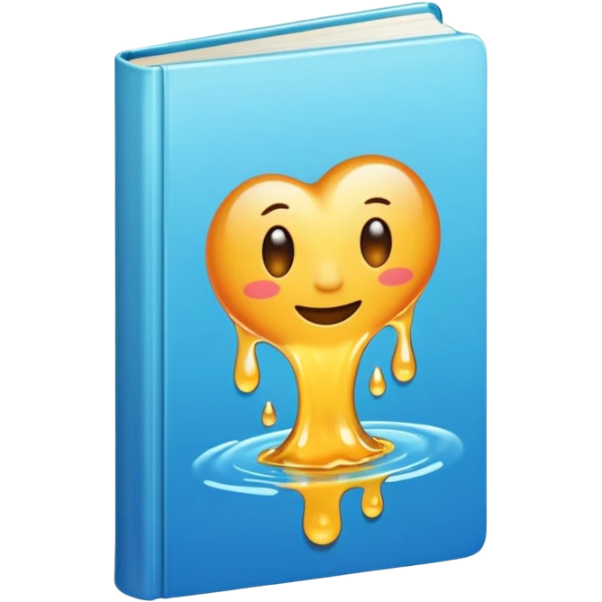 genera un libro que en la portada diga " liquide emoji