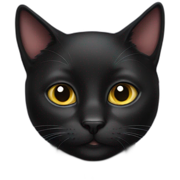 Black  cat emoji